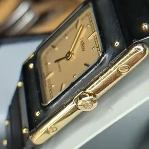 X Baume & Mercier LeRoy Black Acier Gold dial Inoxydable case, 18k plated Baume & Mercier LeRoy | Accessories | X Baume Mercier Leroy  main image 2